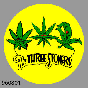 The Three Stoners adult disc golf design templates