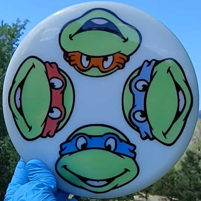 012602.01 Lucid emac truth Ninja Turtles disc golf midrange