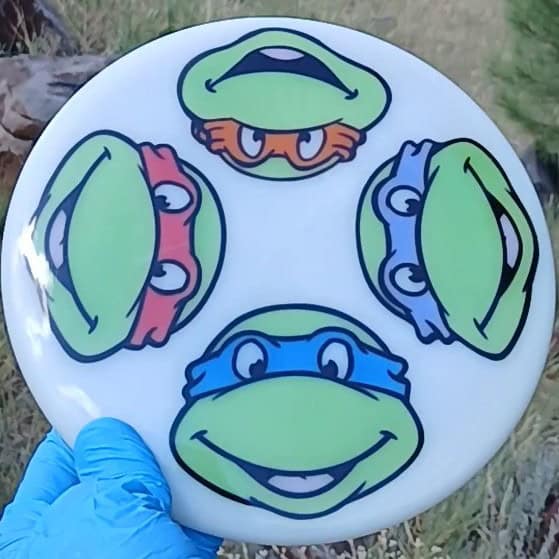 012602.01 Lucid emac truth Ninja Turtles disc golf midrange