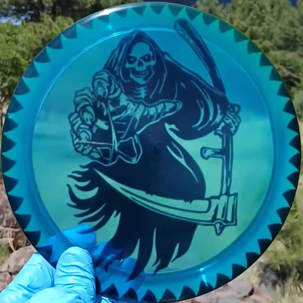 017210.01 Lucid Ice Criminal Grim Reaper disc golf fairway driver front