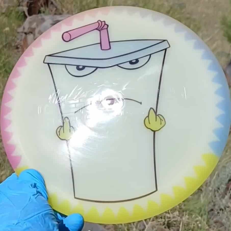 017303.10 Lucid Hybrid-X Getaway Master Shake Aqua Teen Hunger Force ghost stamp