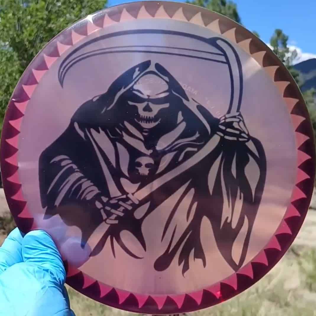 020602.03 Opto Ice Fuse Grim Reaper disc golf midrange front