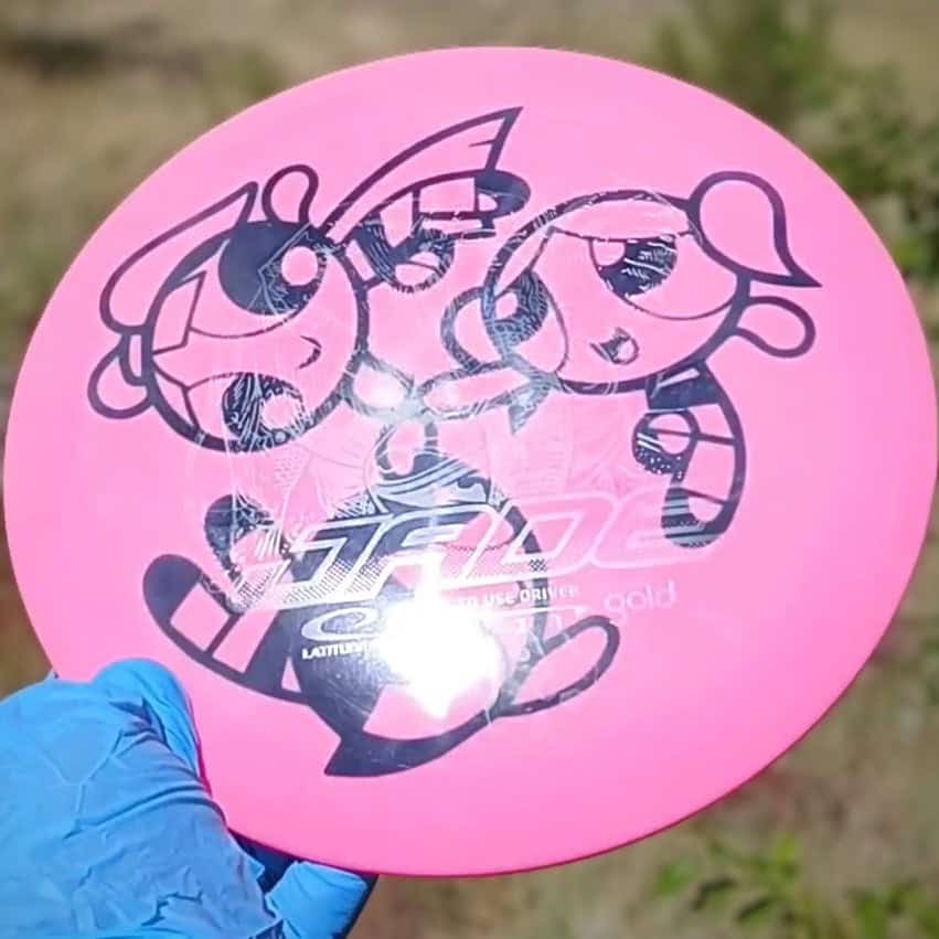 Gold Line Jade Powerpuff Girls Fairway Driver 164g - Disc Golf Dyes & Design