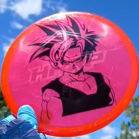 032102.03 Westside Discs VIP Glimmer Harp Dragon Ball z design ghost stamp