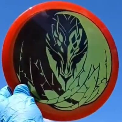 040102.02 Maestro Smaug custom disc golf midrange from Discmania