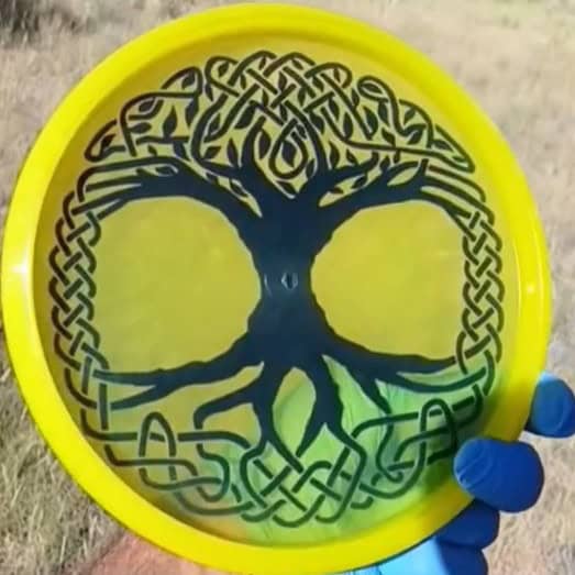 Discmania Active Premium Sensei back view Tree of Life