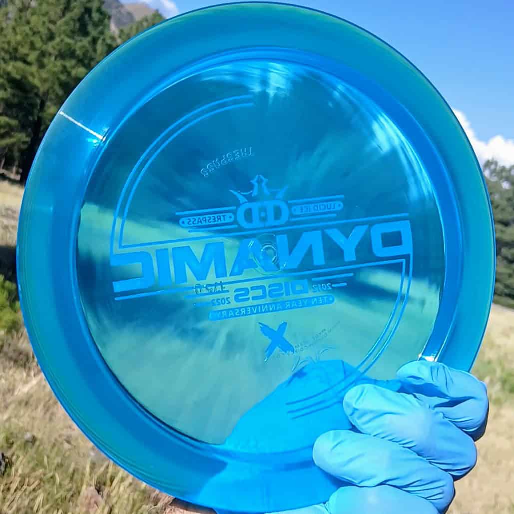 Lucid Ice Trespass Blue Distance Driver 174g - Disc Golf Dyes & Design