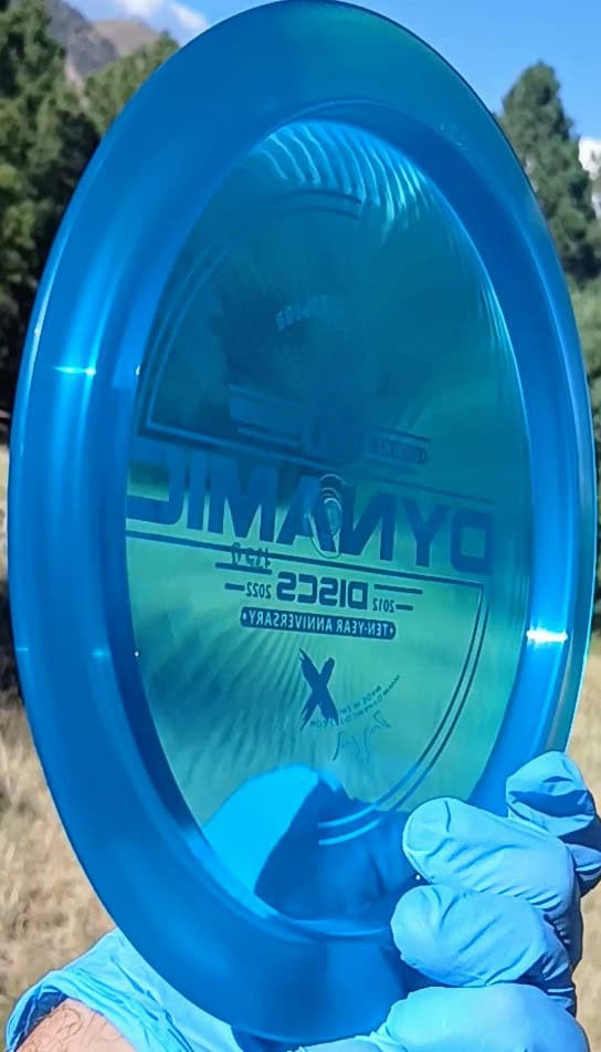 Lucid Ice Trespass Blue Distance Driver 174g - Disc Golf Dyes & Design