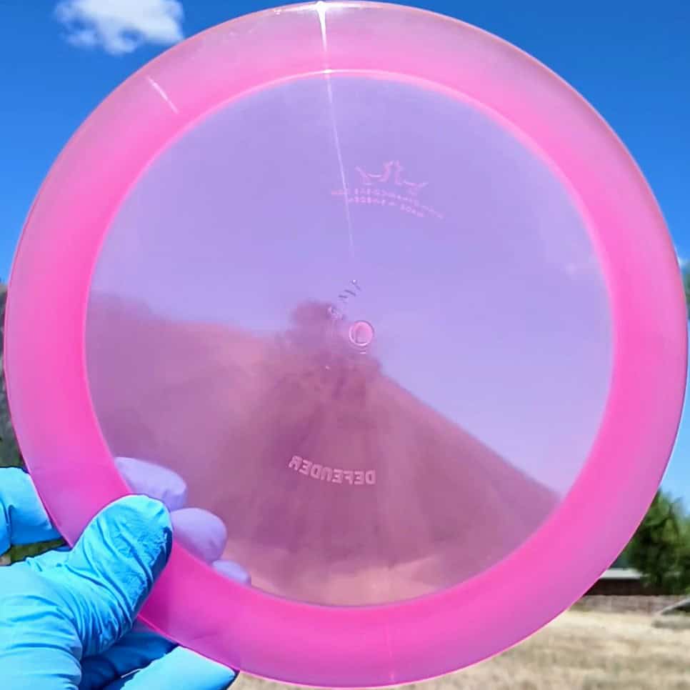 Lucid Ice Defender Pink Blank Distance Driver 174g - Disc Golf Dyes & Design
