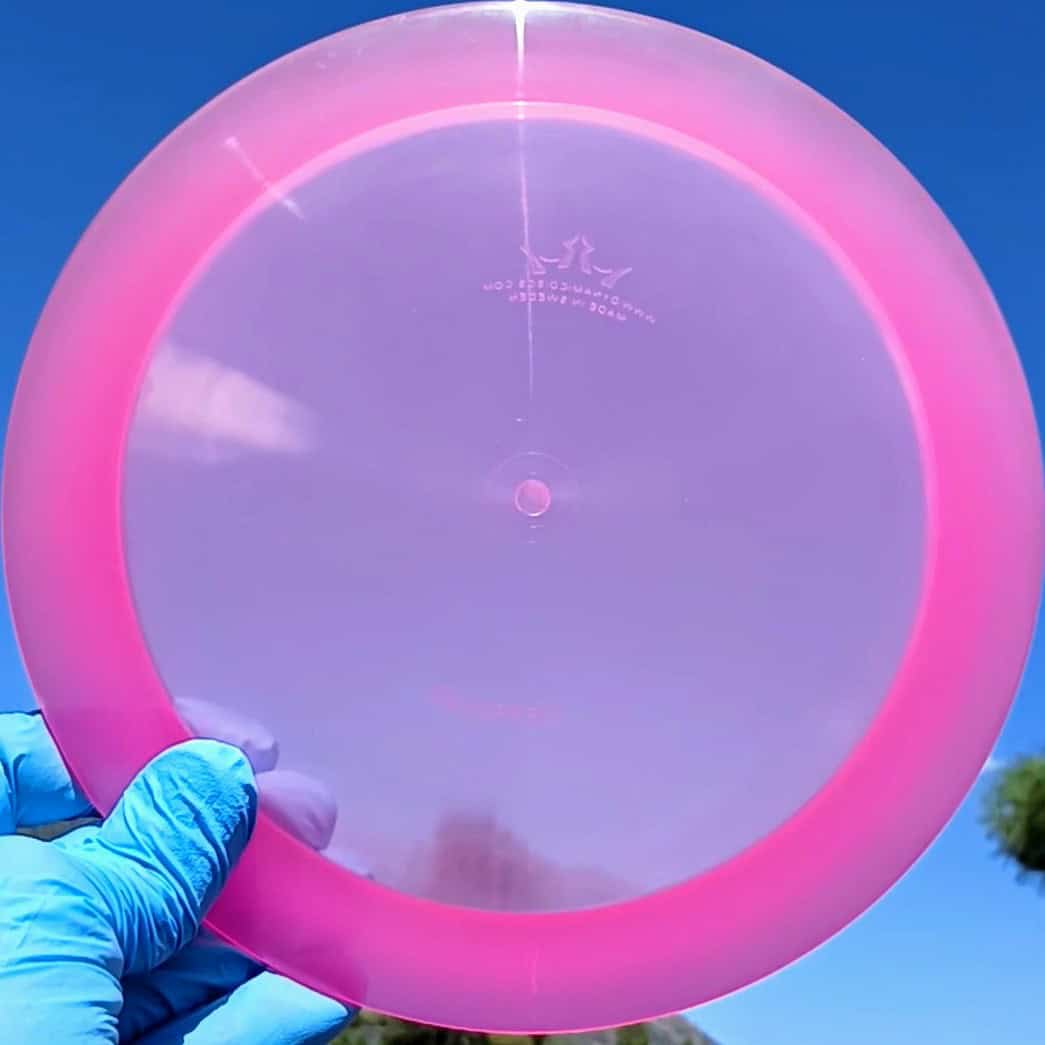 Lucid Ice Defender Pink Blank Distance Driver 174g - Disc Golf Dyes & Design