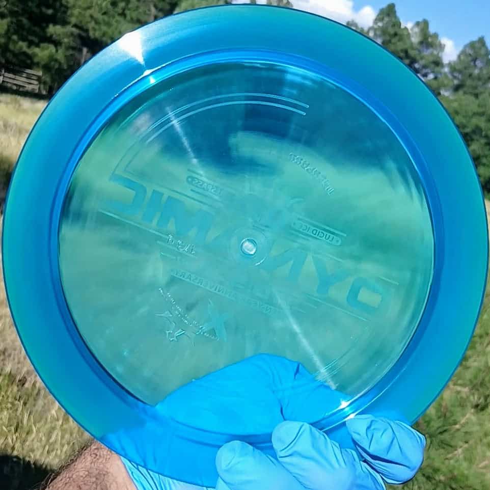 Lucid Ice Trespass Blue Wiped Distance Driver 174g - Disc Golf Dyes & Design