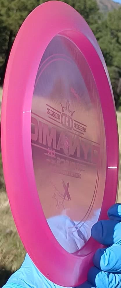 Lucid Ice Trespass Pink Wiped Distance Driver 175g - Disc Golf Dyes & Design