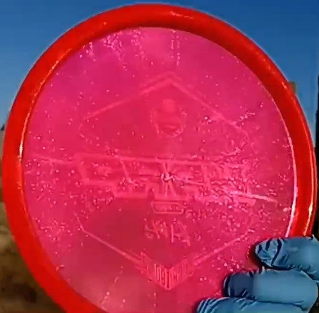 VIP Red Glimmer Harp Overstable Putt & Approach 175g - Disc Golf Dyes & Design