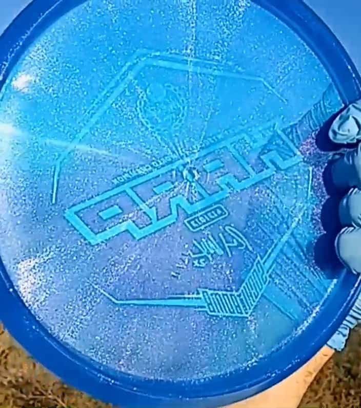 VIP Blue Glimmer Harp Overstable Putt & Approach 175g - Disc Golf Dyes & Design