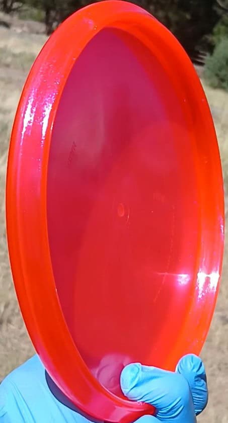 VIP Glimmer Harp Red Wiped Overstable Putt & Approach 175g - Disc Golf Dyes & Design
