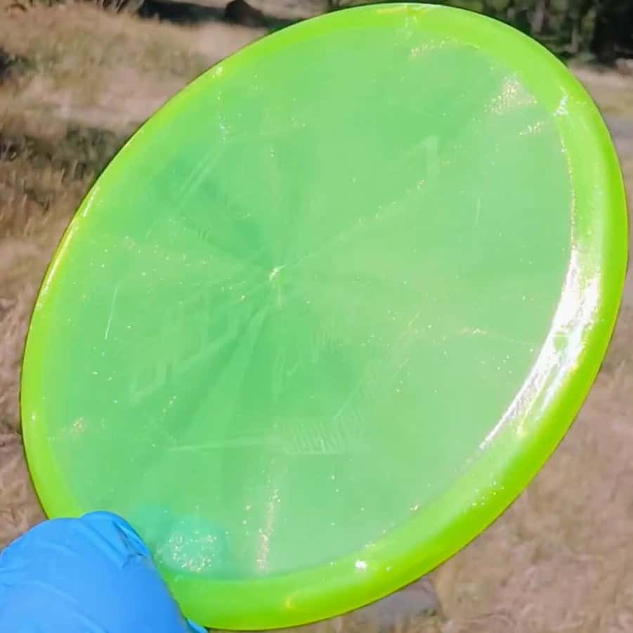 VIP Glimmer Harp Yellow Wiped Overstable Putt & Approach 175g - Disc Golf Dyes & Design