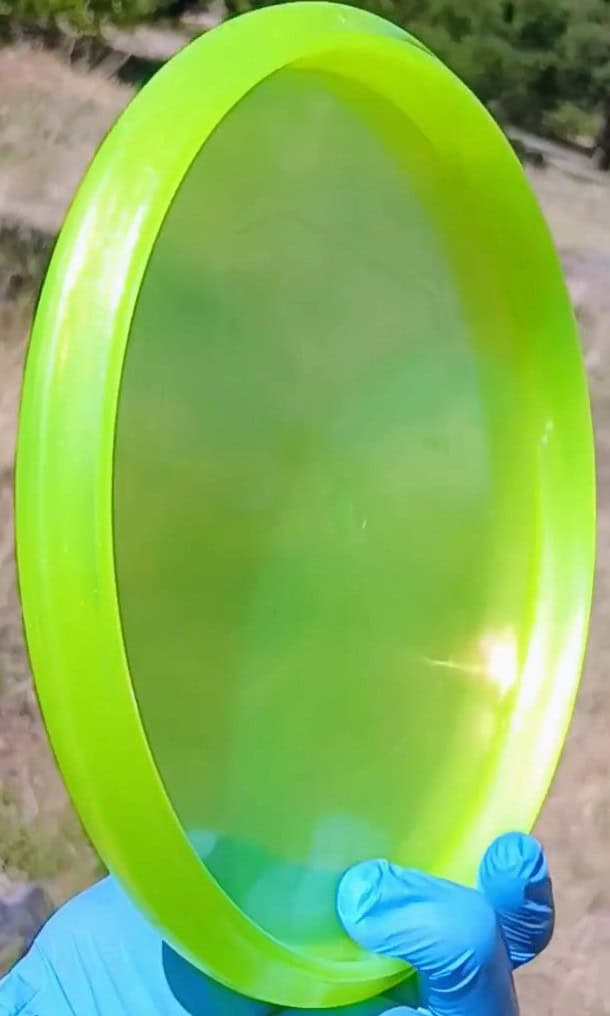 VIP Glimmer Harp Yellow Wiped Overstable Putt & Approach 175g - Disc Golf Dyes & Design