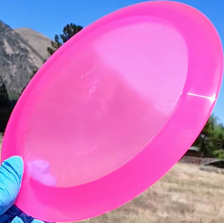 VIP ICE Destiny Pink Blank Understable Distance Driver 169-174g - Disc Golf Dyes & Design