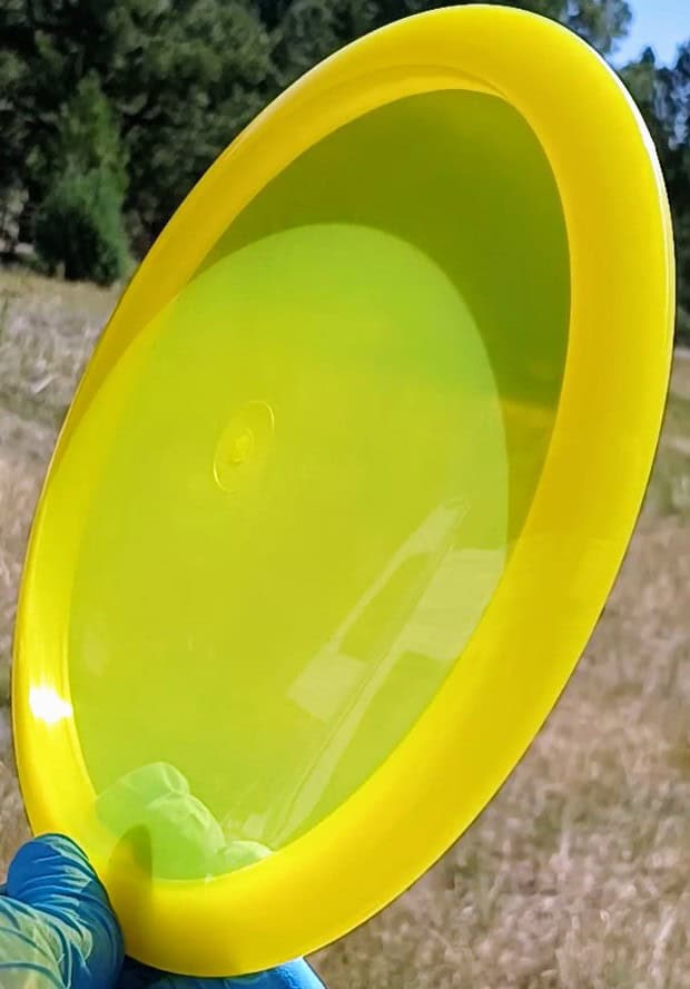 Active Premium Genius Yellow Wiped Fairway Driver 171g - Disc Golf Dyes & Design