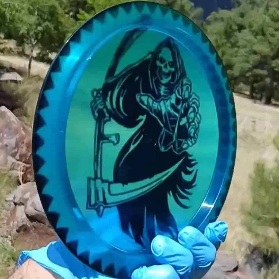 017210.01 Lucid Ice Criminal Grim Reaper disc golf fairway driver side