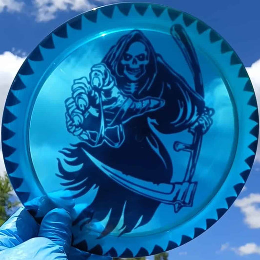 017210.01 Lucid Ice Criminal Grim Reaper disc golf fairway driver sky
