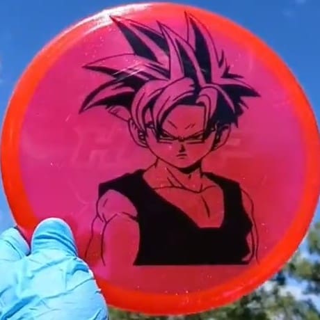 032102.03 Westside Discs VIP Glimmer Harp Dragon Ball z design front