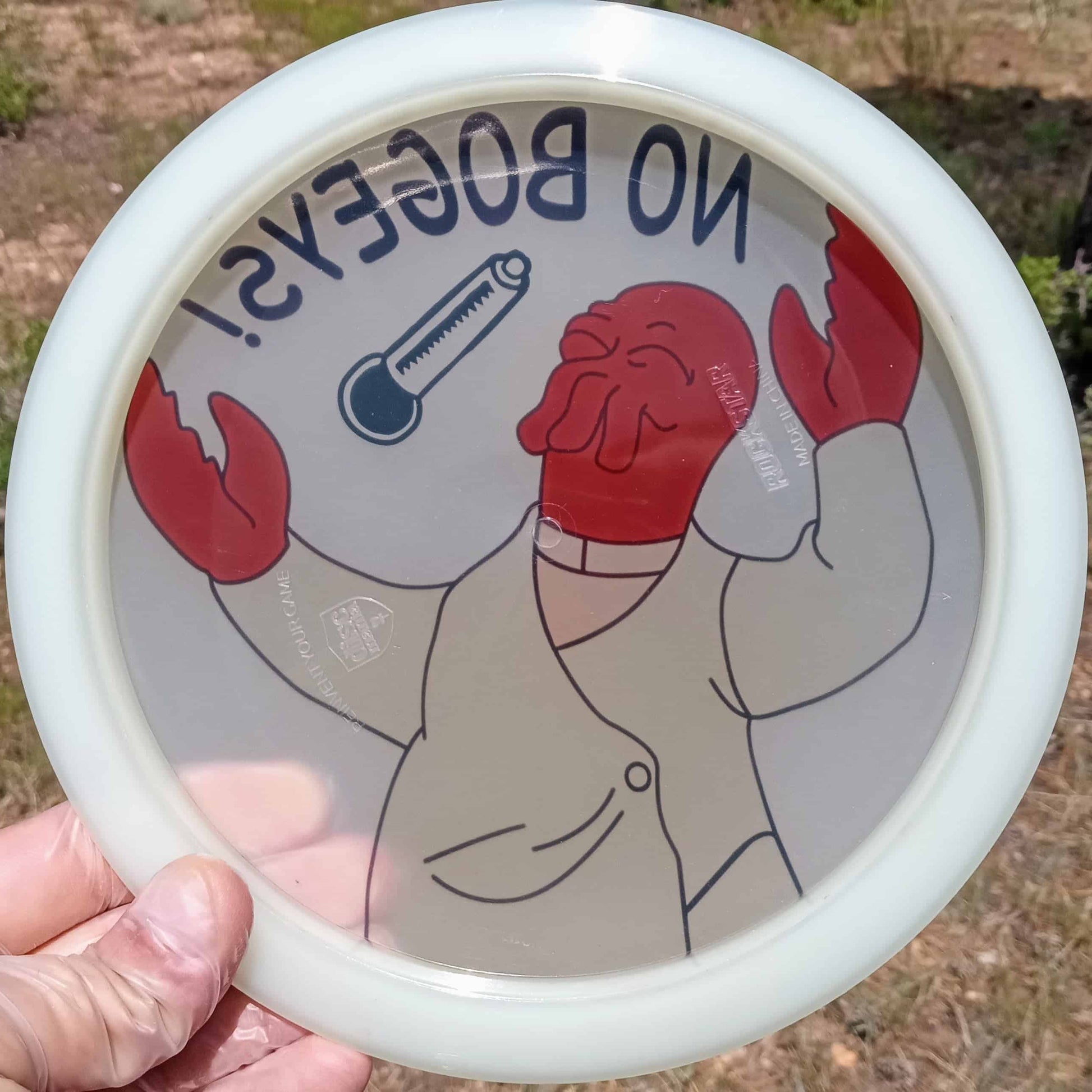 Discmania Active Premium Rockstar glow in the dark Futurama Zoidberg design