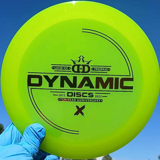 Lucid Ice Trespass Yellow Distance Driver 175g - Disc Golf Dyes & Design