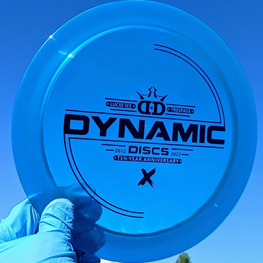 Lucid Ice Trespass Blue Distance Driver 174g - Disc Golf Dyes & Design