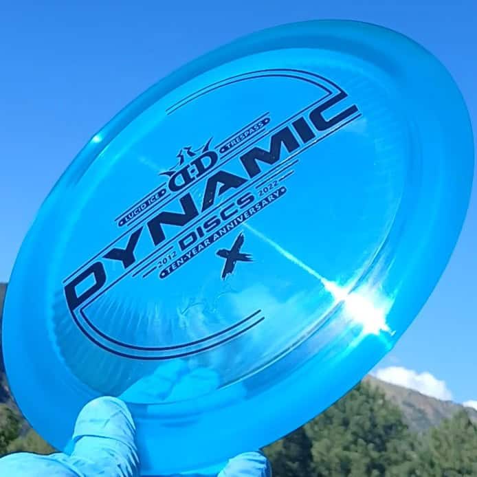 Lucid Ice Trespass Blue Distance Driver 174g - Disc Golf Dyes & Design