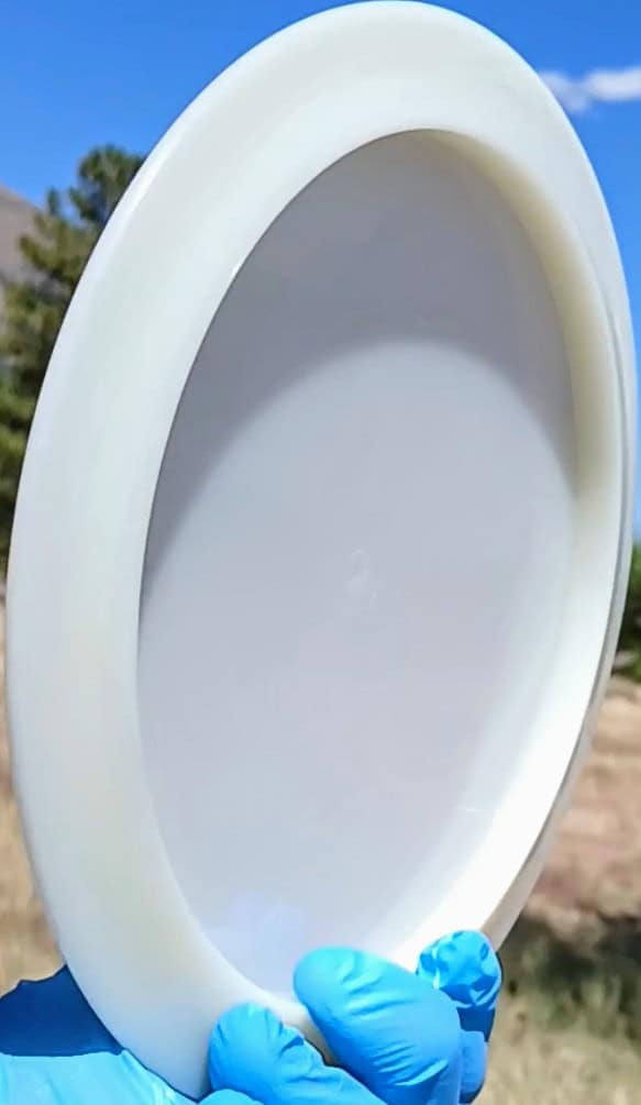 88014302.17 Lucid Enforcer White Wiped Distance Driver 175g - Disc Golf Dyes & Design