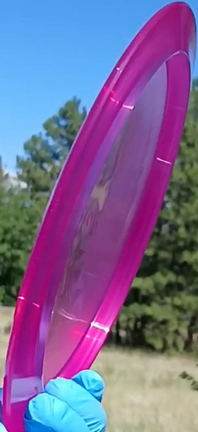 Lucid Ice Trespass Purple Wiped Distance Driver 175g - Disc Golf Dyes & Design