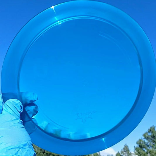 Lucid Ice Trespass Blue Wiped Distance Driver 174g - Disc Golf Dyes & Design