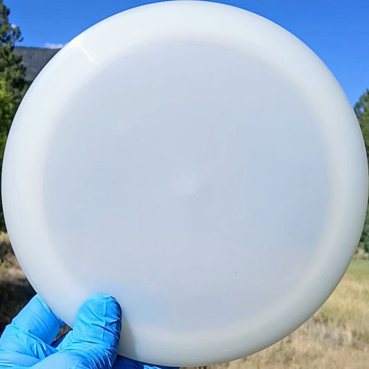 88024702.07 Opto Havoc White Blank disc golf distance driver from Latitude 64. front view