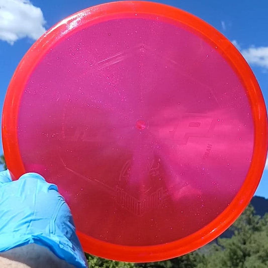 VIP Glimmer Harp Red Wiped Overstable Putt & Approach 175g - Disc Golf Dyes & Design