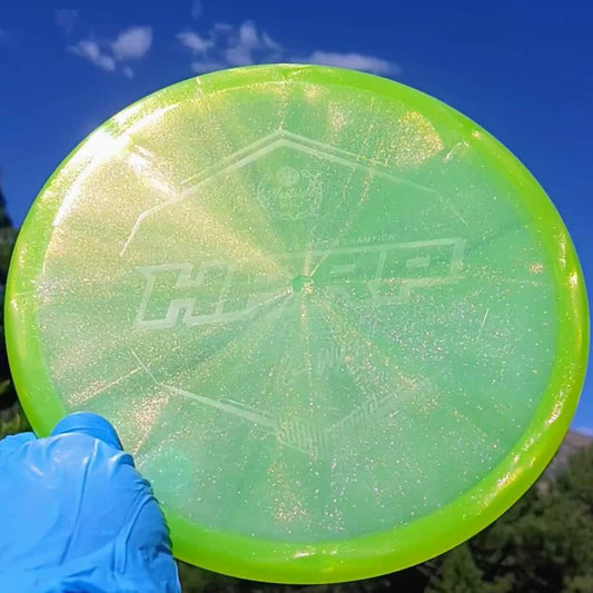 VIP Glimmer Harp Yellow Wiped Overstable Putt & Approach 175g - Disc Golf Dyes & Design