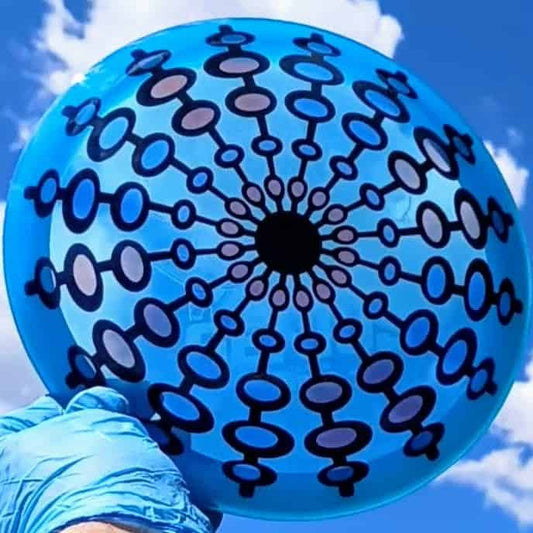 Discmania Active Premium Genius Circular Pulse custom dyed disc golf fairway driver front sky view