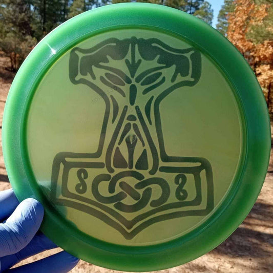 Dynamic Discs Lucid Air Getaway Thors Hammer lightweight fairway driver back view