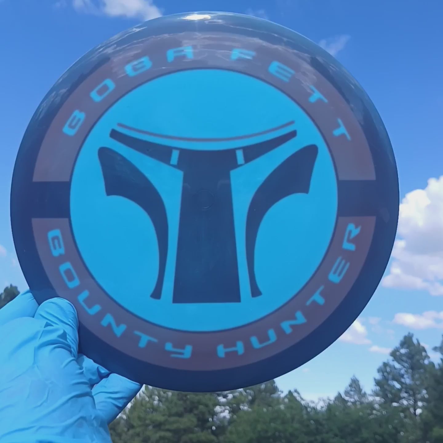 014305.02 BioFuzion Enforcer Mandalorian custom disc golf dye.