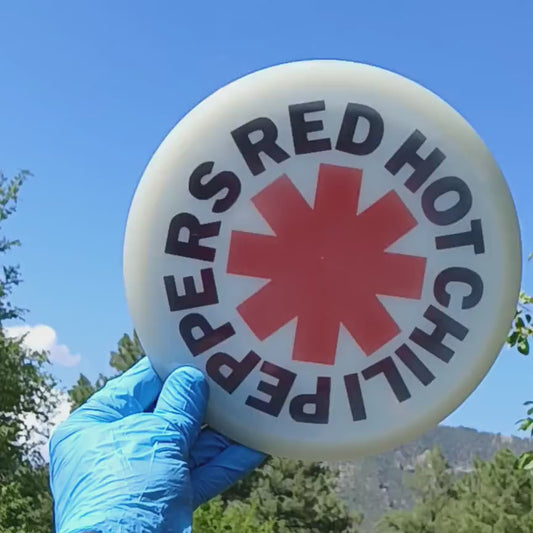 020602.88 Opto Fuse Red Hot Chili Peppers disc golf midrange from Latitude 64.