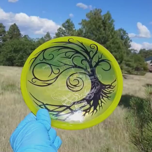 042501.04 Premium Sensei Tree Of Life design on disc golf putter from Discmania.