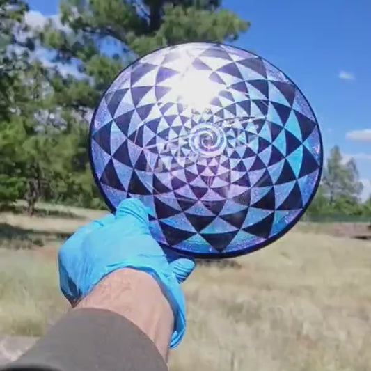 032102.02 VIP Glimmer Harp Penny Flower disc golf putter from Westside discs
