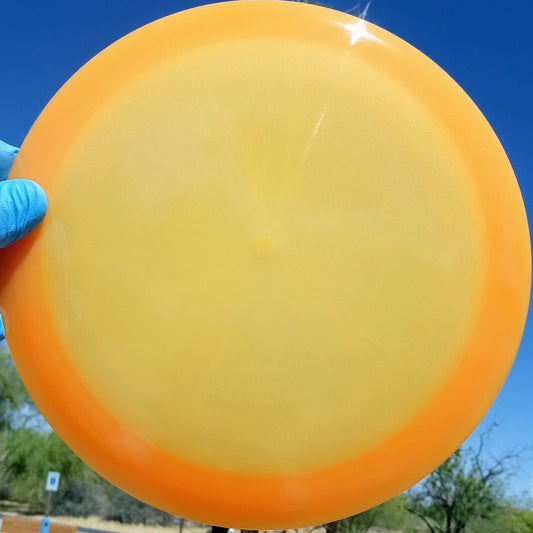 VIP Air Northman orange blank lightweight disc golf distance driver from Westside Discs - Custom Dyed Discs 
