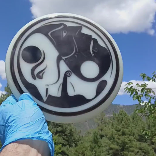 022502.02 Opto Pure Yin Yang Joe disc golf putter from Latitude 64.