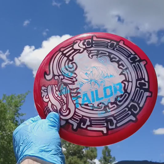 040802.05 Premium Tailor Aztec Dragon disc golf midrange from Discmania