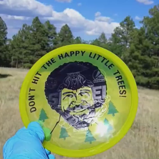 042501.01 Active Premium Sensei Bob Ross disc golf putter from Discmania.