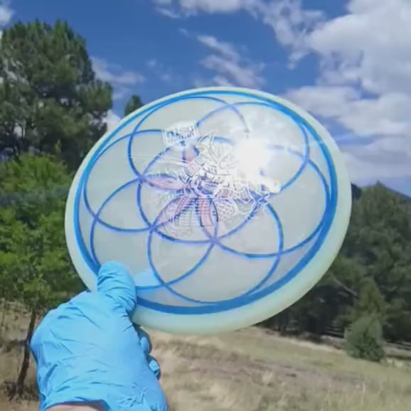 042603.17 Glow Shogun Seed of Life disc golf putter from Discmania