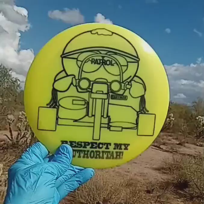 Dynamic Discs Lucid air Captain South Park Cartman patrol
