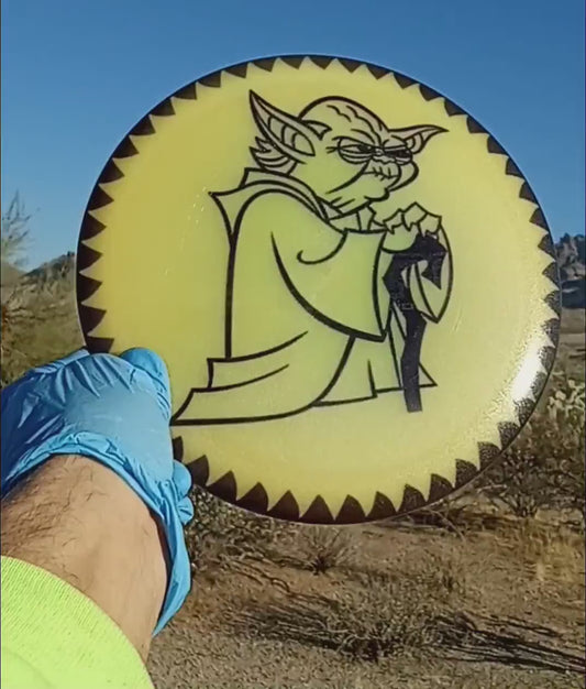 Dynamic Discs Lucid air escape Yoda with staff