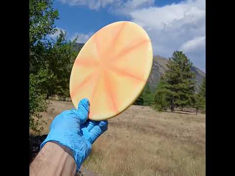 Dynamic Discs Fuzion Justice Orange Burst Blank Overstable Disc Golf Midrange